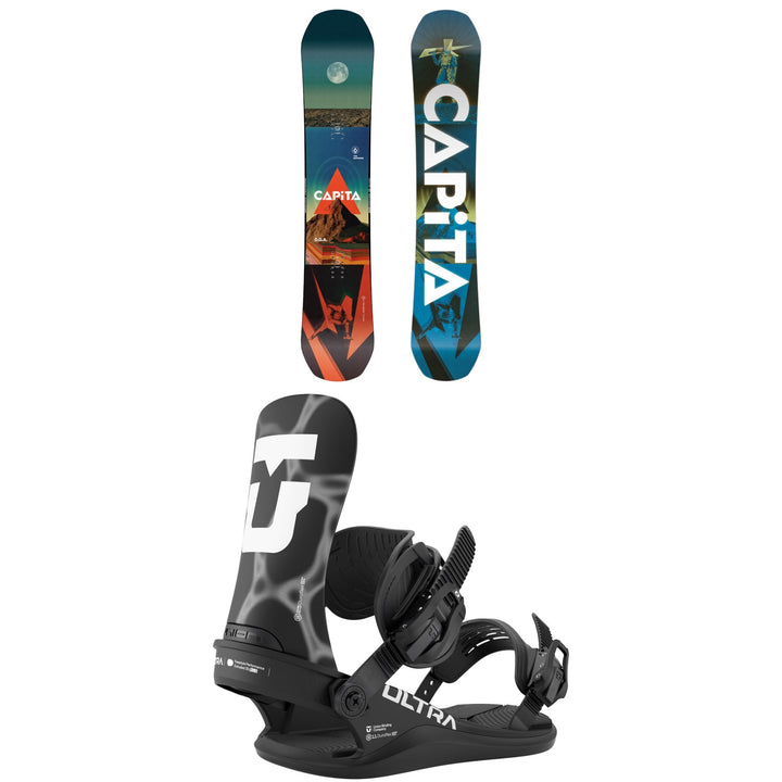 CAPiTA Defenders Of Awesome Snowboard + Union Ultra Snowboard Bindings 2027