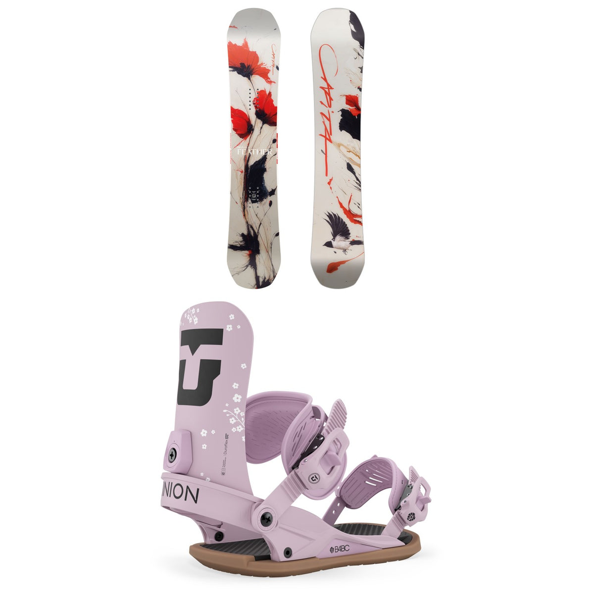 CAPiTA Birds Of A Feather Snowboard + Union Legacy Snowboard Bindings - Women's 2027