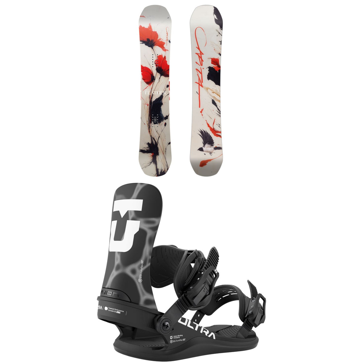 CAPiTA Birds Of A Feather Snowboard + Union Ultra Snowboard Bindings - Women's 2027