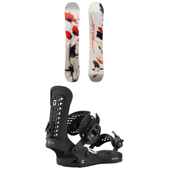 CAPiTA Birds Of A Feather Snowboard + Union Trilogy Classic Snowboard Bindings - Women's 2027