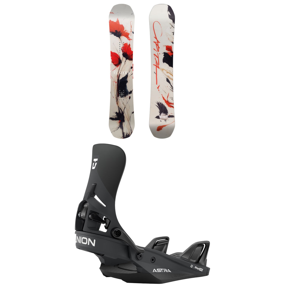 CAPiTA Birds Of A Feather Snowboard + Union Astra Step On Snowboard Bindings - Women's 2027