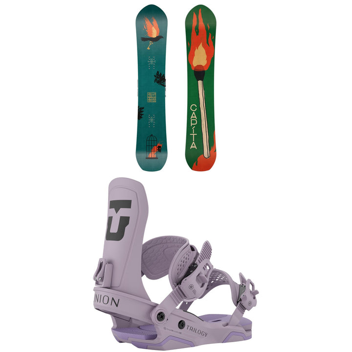 CAPiTA The Equalizer Snowboard + Union Trilogy Snowboard Bindings - Women's 2027