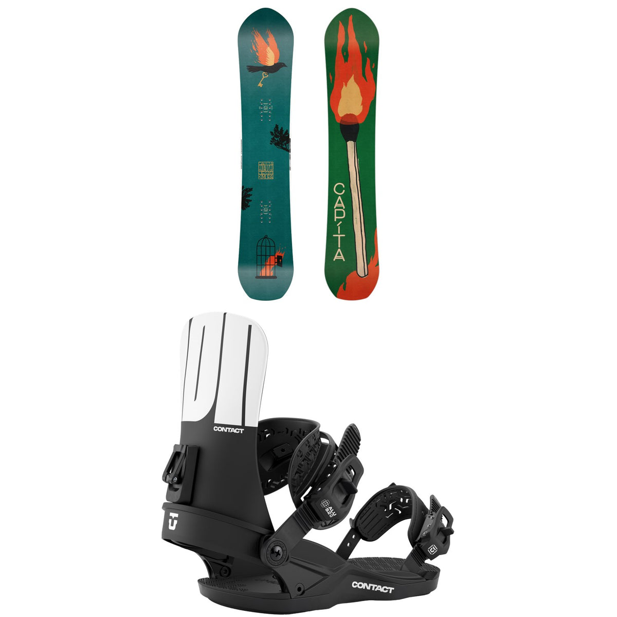 CAPiTA The Equalizer Snowboard + Union Contact Snowboard Bindings - Women's 2027