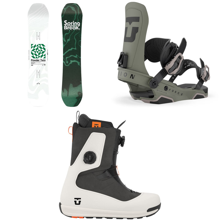 CAPiTA Spring Break Powder Twin Snowboard + Union Force Team Snowboard Bindings + Reset Snowboard Boots 2027