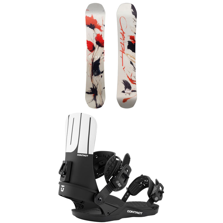 CAPiTA Birds Of A Feather Snowboard + Union Contact Snowboard Bindings - Women's 2027