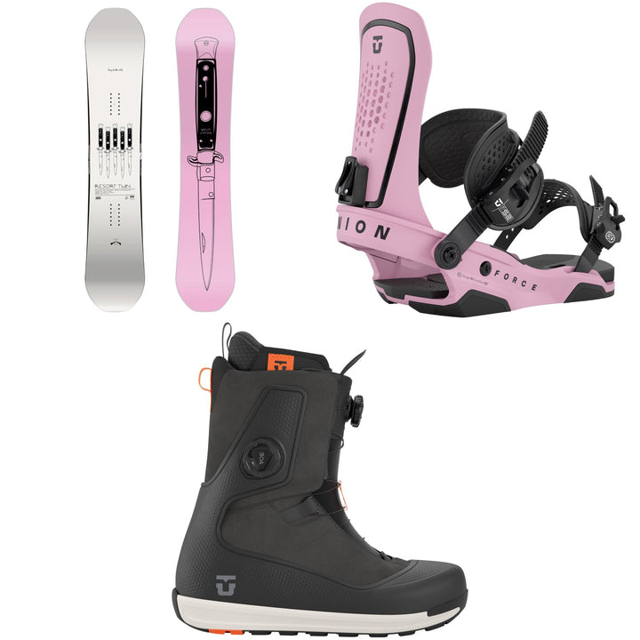 CAPiTA Spring Break Resort Twin Snowboard + Union Force Snowboard Bindings + Reset Snowboard Boots 2027