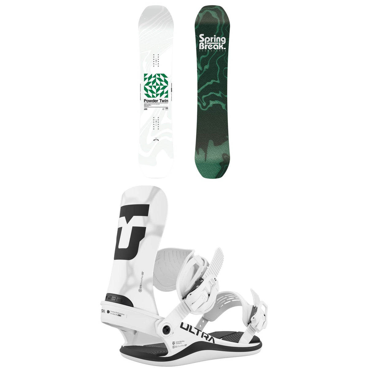 CAPiTA Spring Break Powder Twin Snowboard + Union Ultra Snowboard Bindings 2027