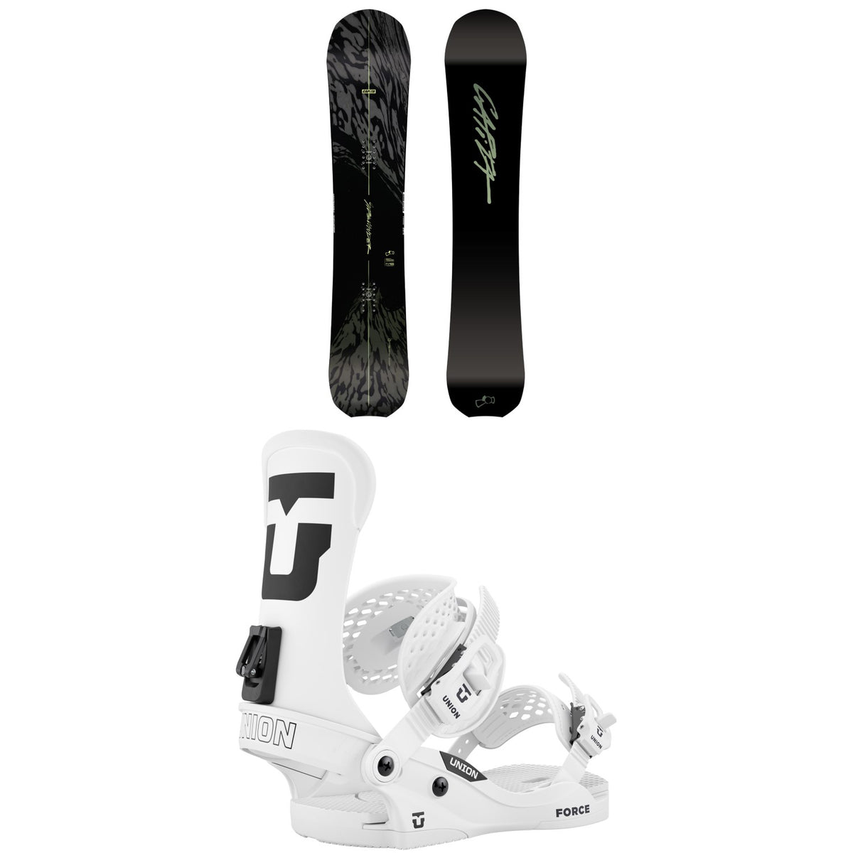 CAPiTA Sidewinder Snowboard + Union Force Classic Snowboard Bindings 2027