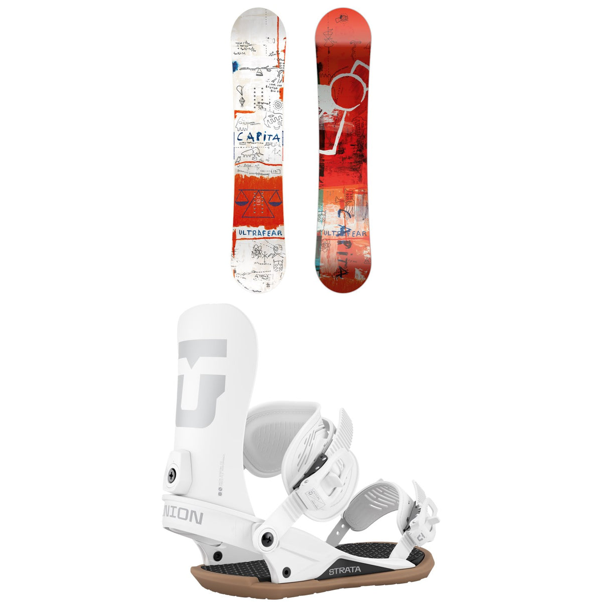CAPiTA Ultrafear Snowboard + Union Strata Snowboard Bindings 2027
