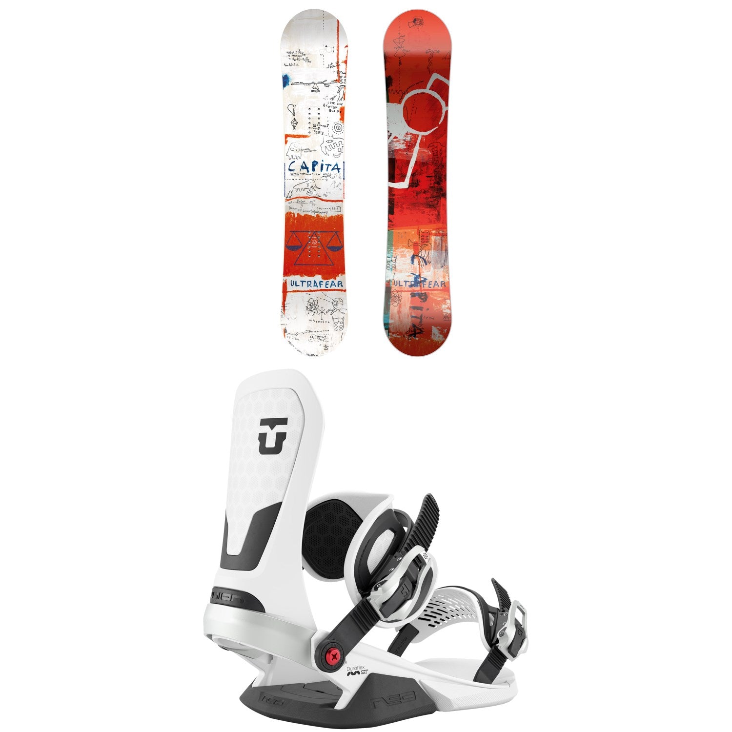 CAPiTA Ultrafear Snowboard + Union Neo Snowboard Bindings 2027 – evo