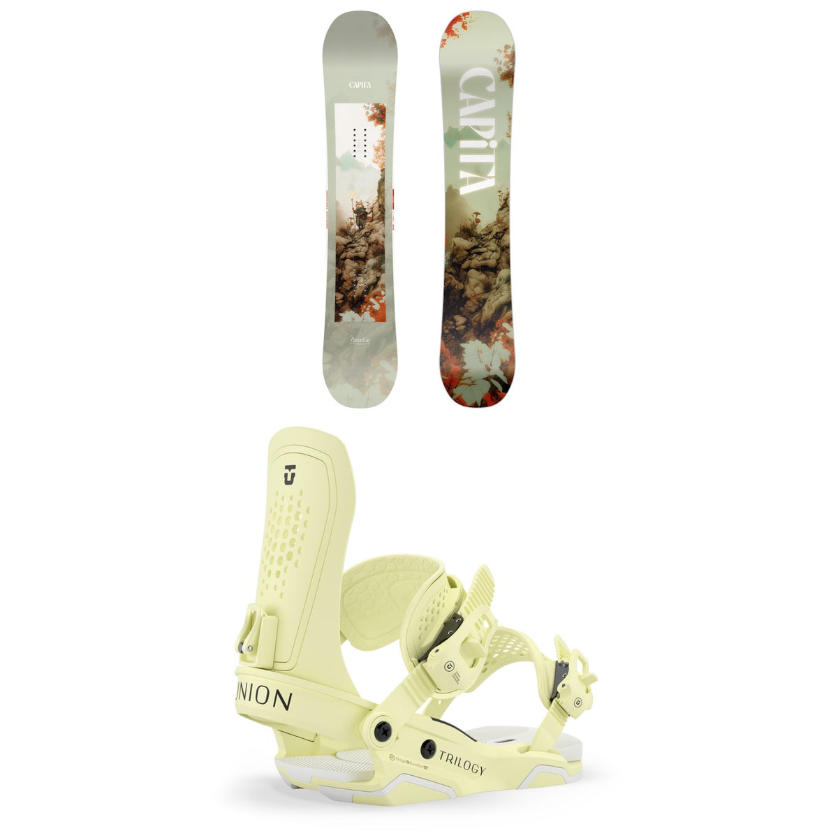CAPiTA Paradise Snowboard + Union Trilogy Snowboard Bindings - Women's 2027