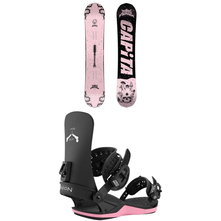 CAPiTA Dark Horse Snowboard + Union Contact Snowboard Bindings 2027