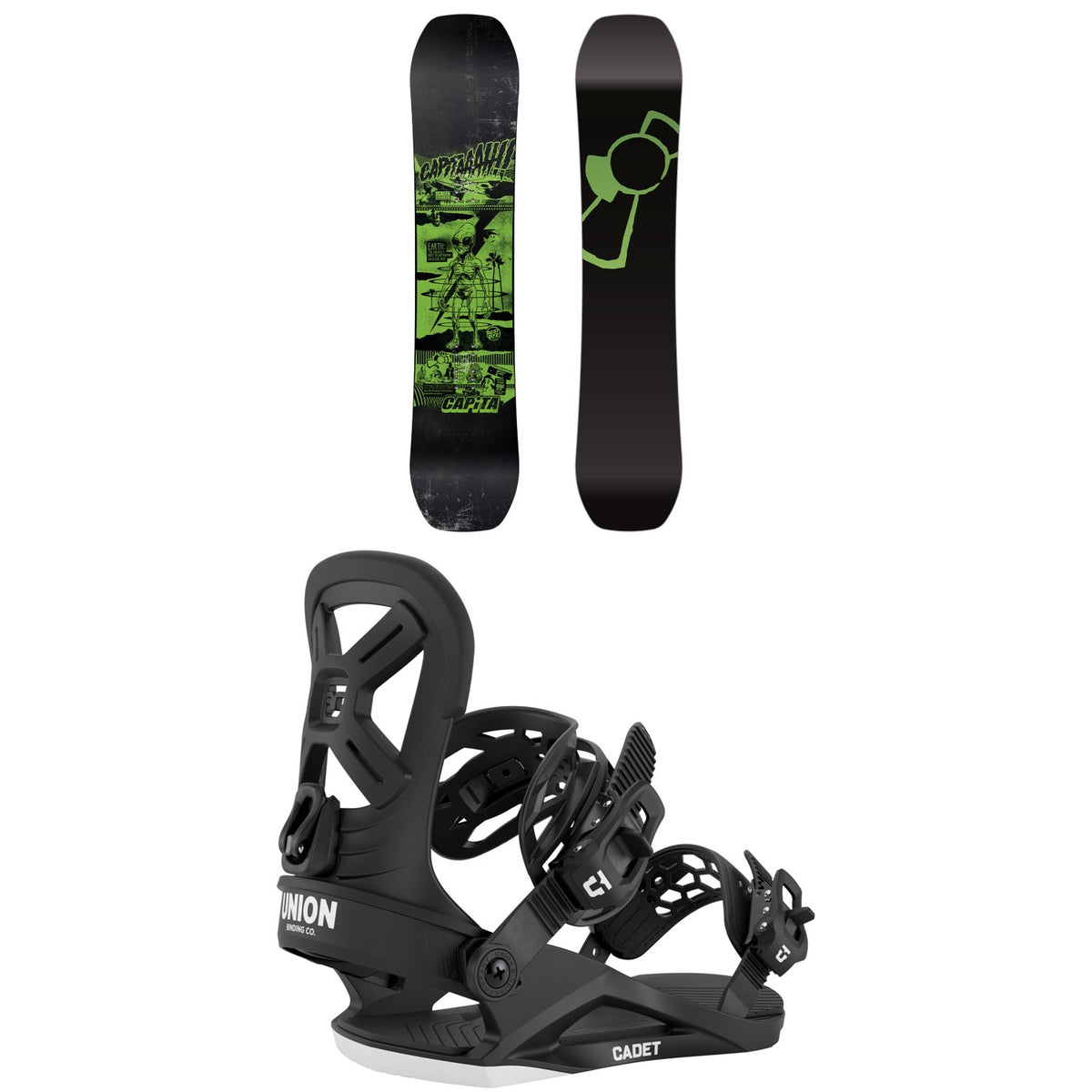 CAPiTA Youth Brigade Mini Snowboard + Union Cadet Snowboard Bindings - Kids' 2027