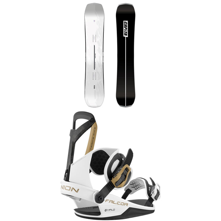 CAPiTA Mega Death Snowboard + Union Falcor Snowboard Bindings 2027