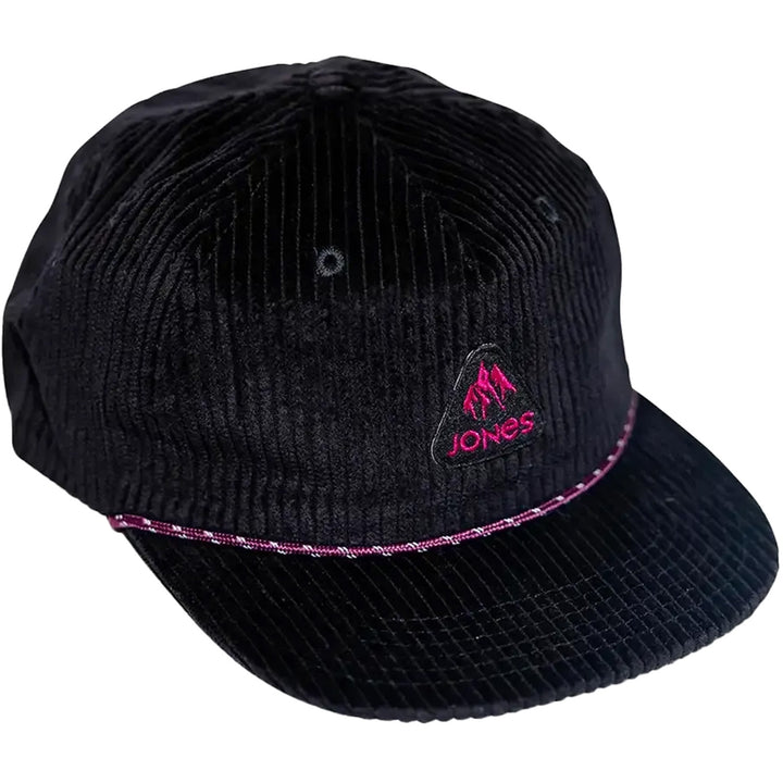 Jones Fresh Corduroy Organic Cap Stealth Black