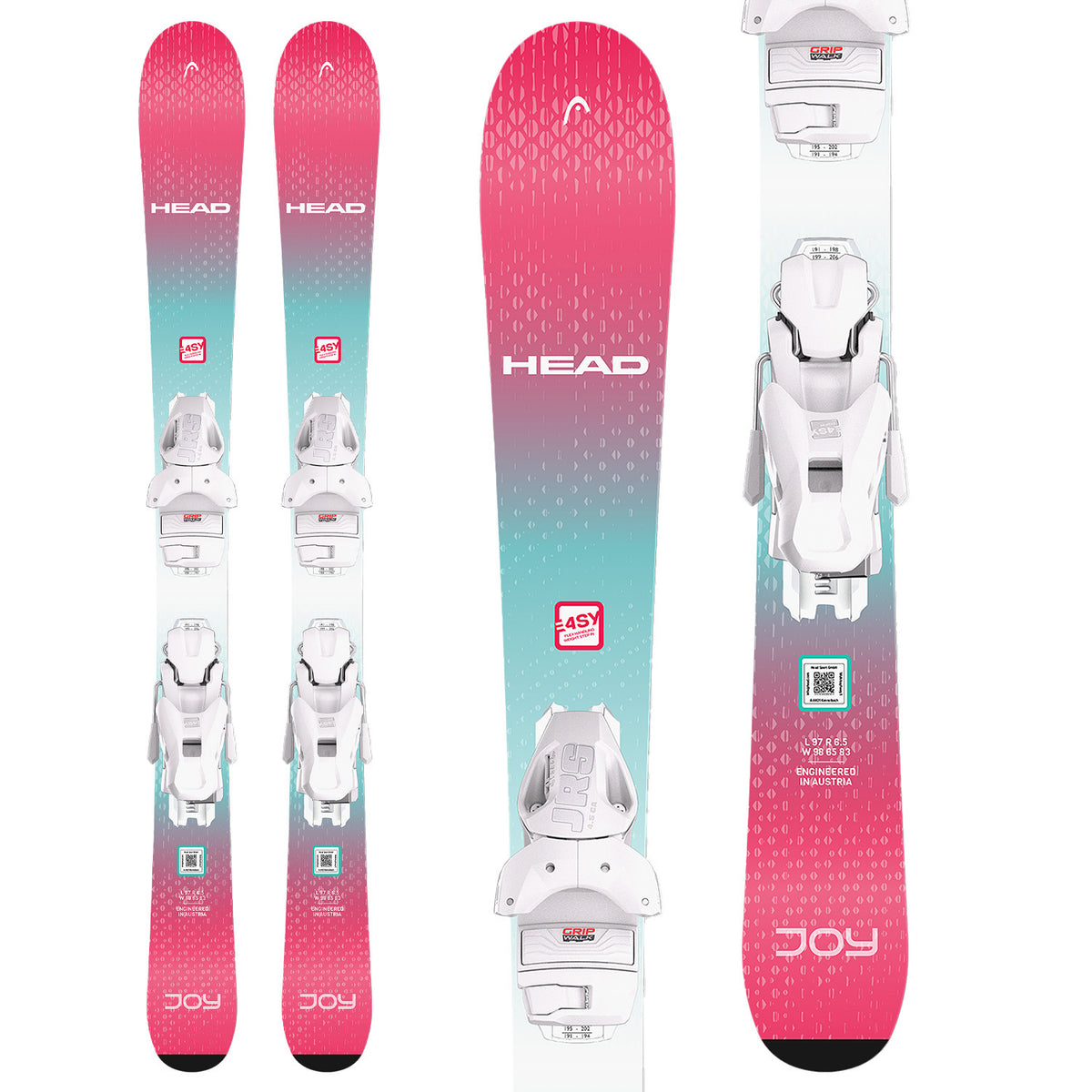 Head Joy Easy Skis + JRS 4.5 GW Bindings - Kids' 2027