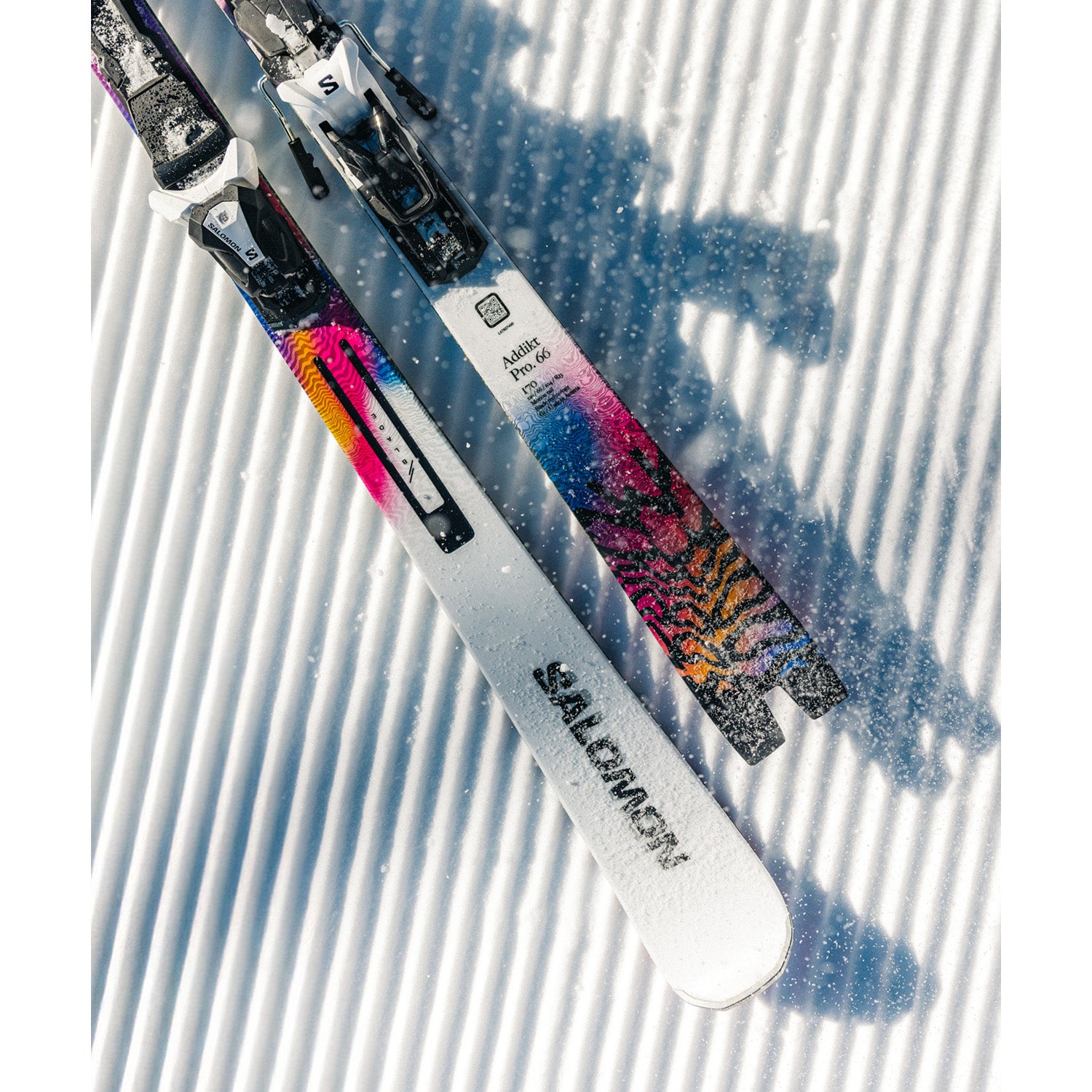 Salomon Addikt Pro 66 Skis + MI12 GW Bindings 2027 – evo