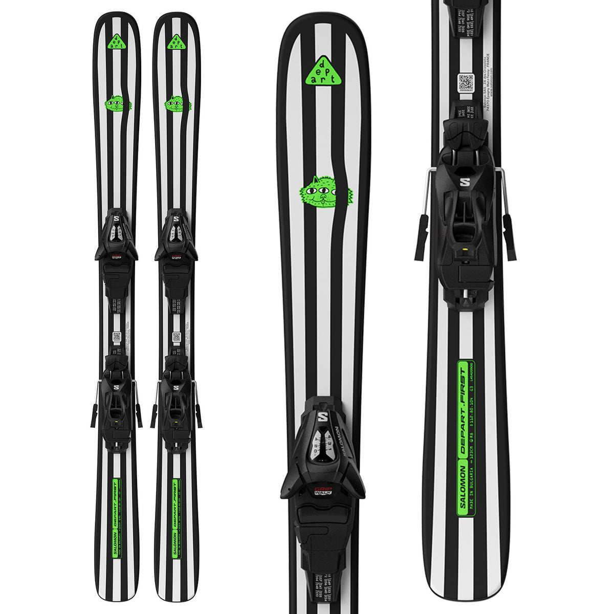 Salomon Départ. First Skis + C5 GW Bindings - Kids' 2027