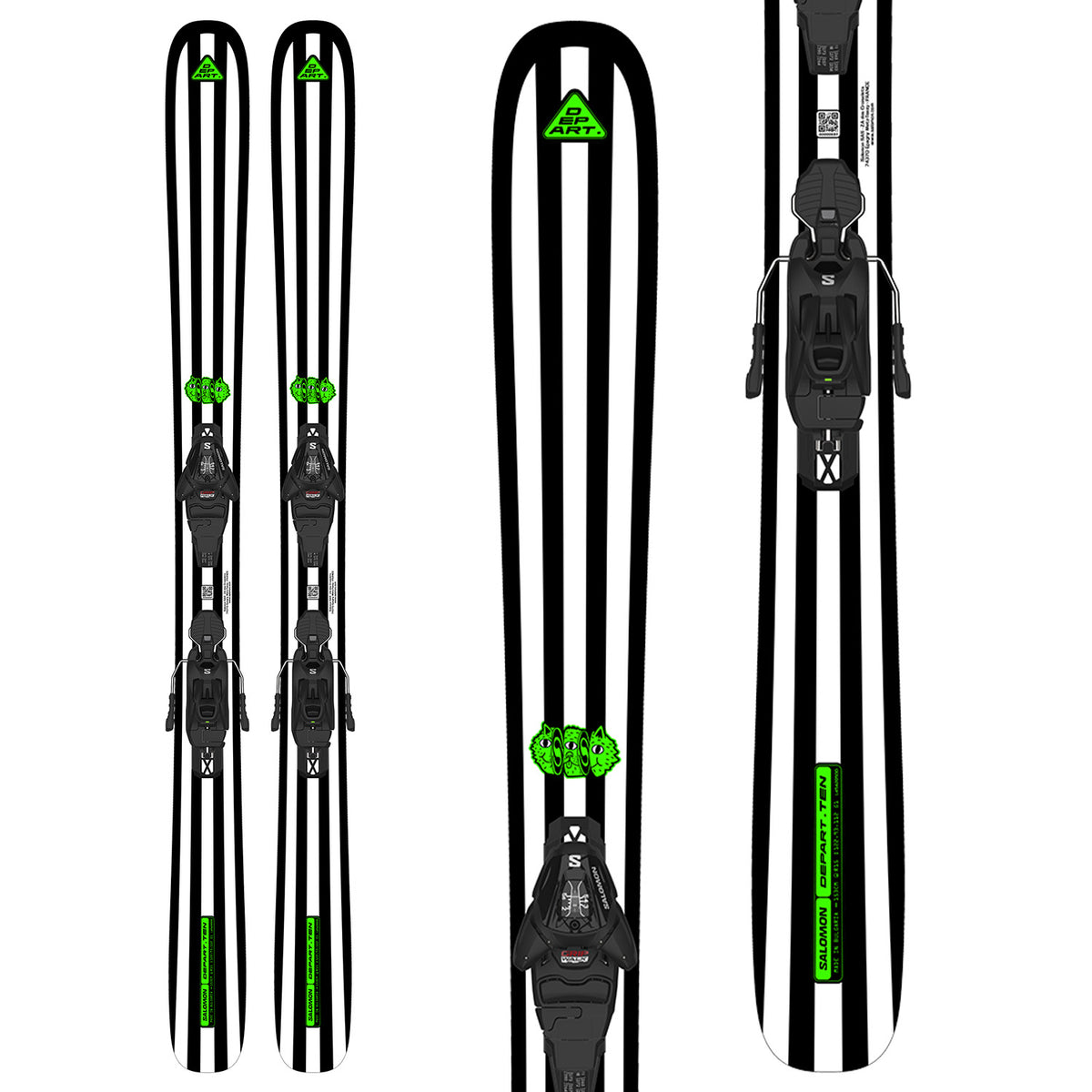Salomon Départ. Ten Skis + L6 GW Bindings - Kids' 2027