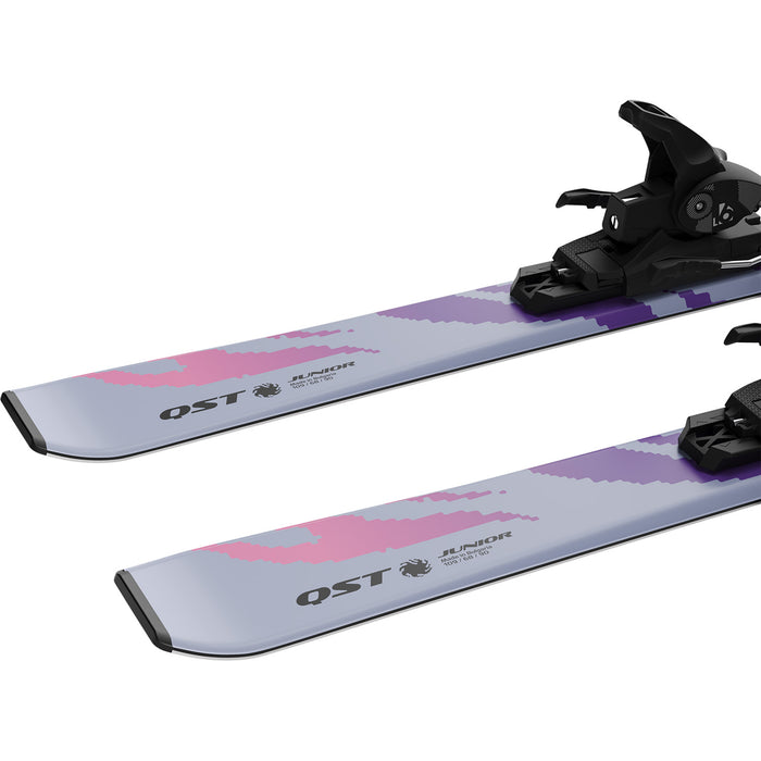 Salomon QST Jr M Skis + L6 GW Bindings - Kids' 2027 Cosmic Sky