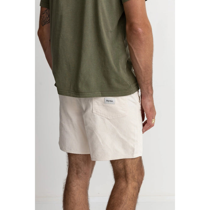 Rhythm Classic Cord Jam Shorts - Men's Vintage White