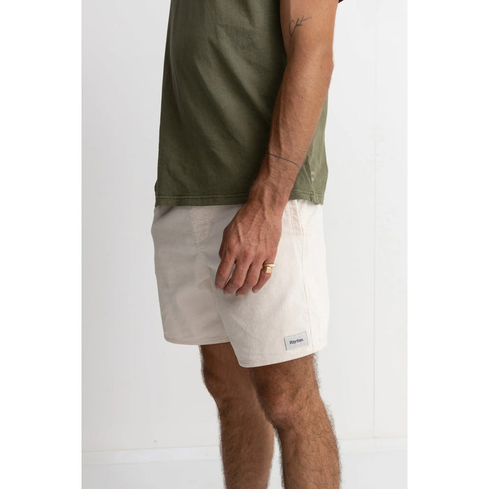 Rhythm Classic Cord Jam Shorts - Men's Vintage White