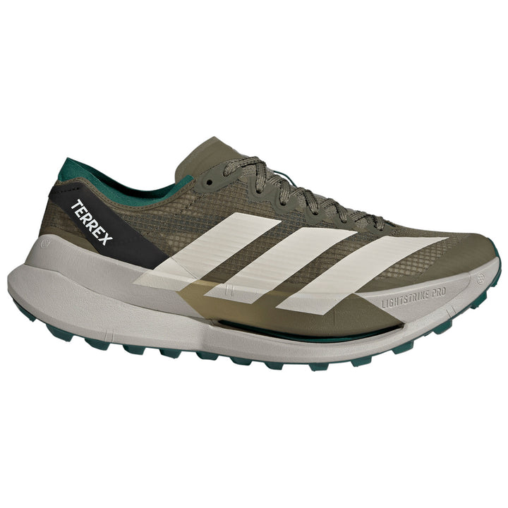 Adidas Terrex Agravic Speed Ultra 2 Shoes - Men's Olive Strata/Alumina/Core Black