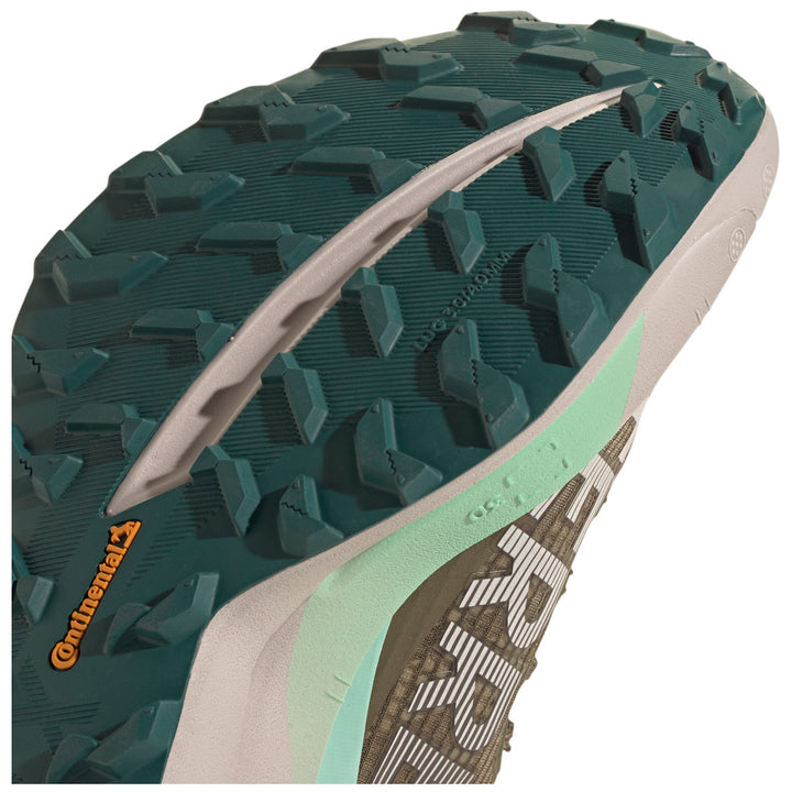 Adidas Terrex Agravic Speed Ultra 2 Shoes - Women's Olive Strata/Grey One/Pulse Mint