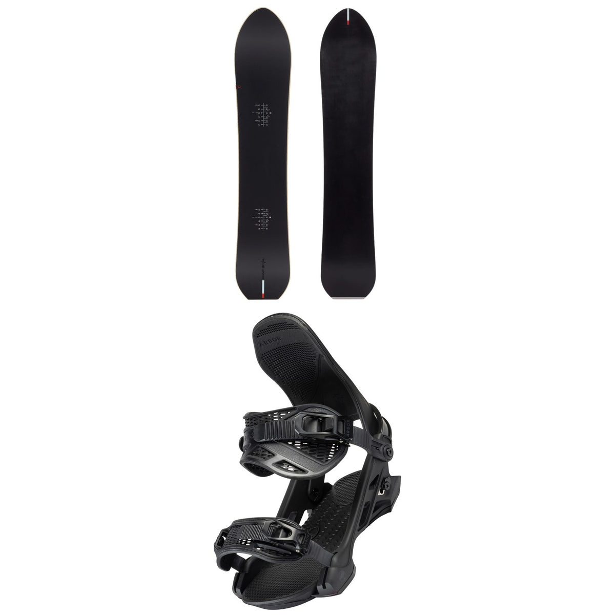 Season Nexus Snowboard 2025 + Arbor Hemlock Snowboard Bindings
