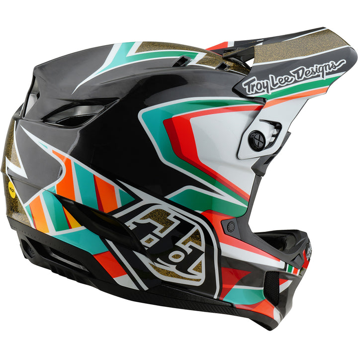 Troy Lee Designs D4 Carbon MIPS Bike Helmet Frames Black/Gold