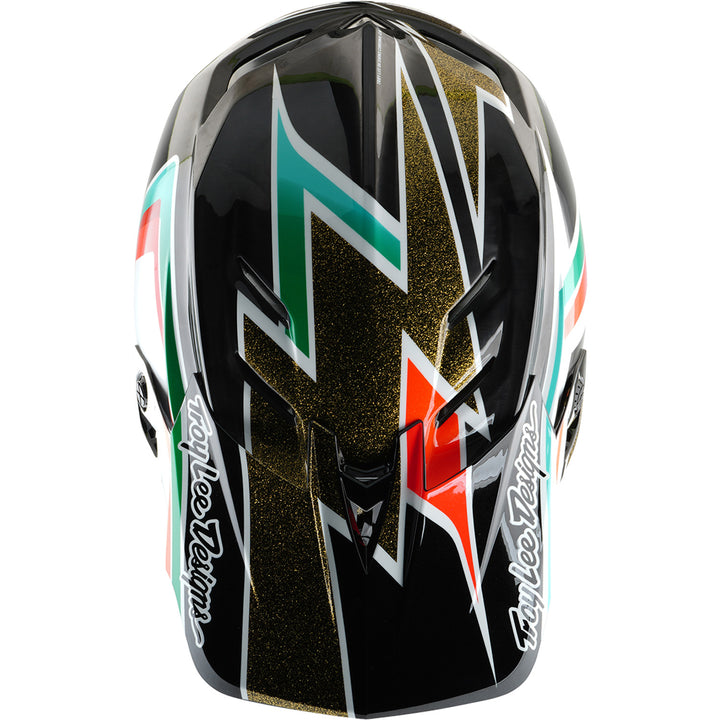 Troy Lee Designs D4 Carbon MIPS Bike Helmet Frames Black/Gold