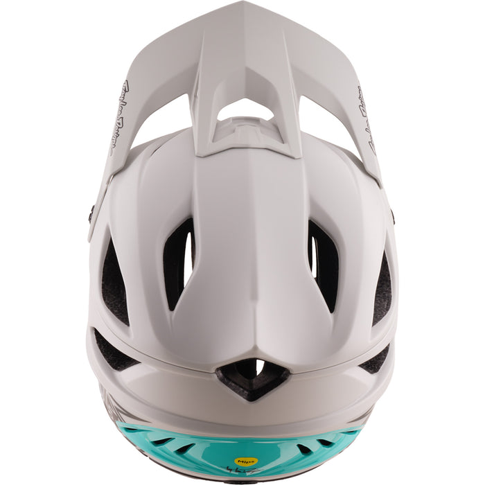 Troy Lee Designs Stage Stunt MIPS Bike Helmet Drone Pumice/Real Teal