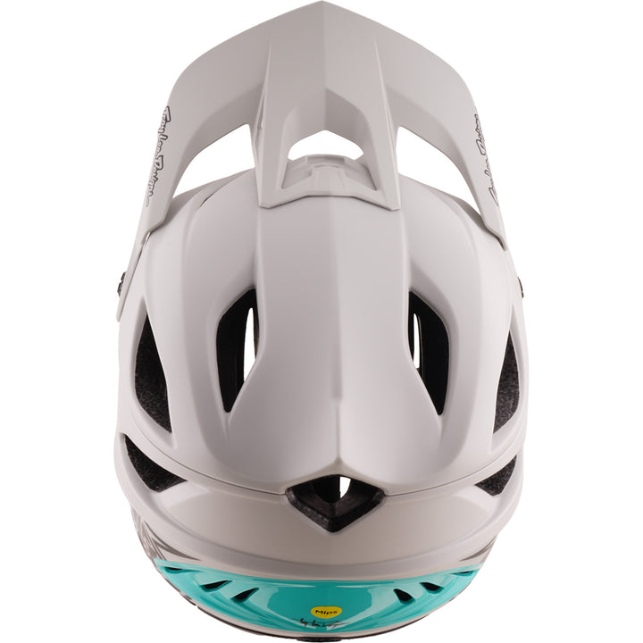 Troy Lee Designs Stage Stunt MIPS Bike Helmet Drone Pumice/Real Teal