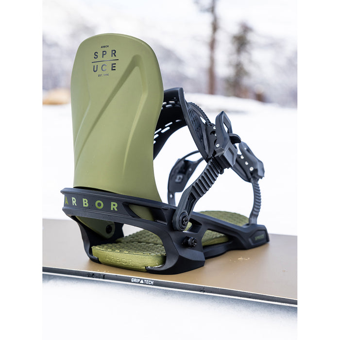 Arbor Spruce Snowboard Bindings Military/Black