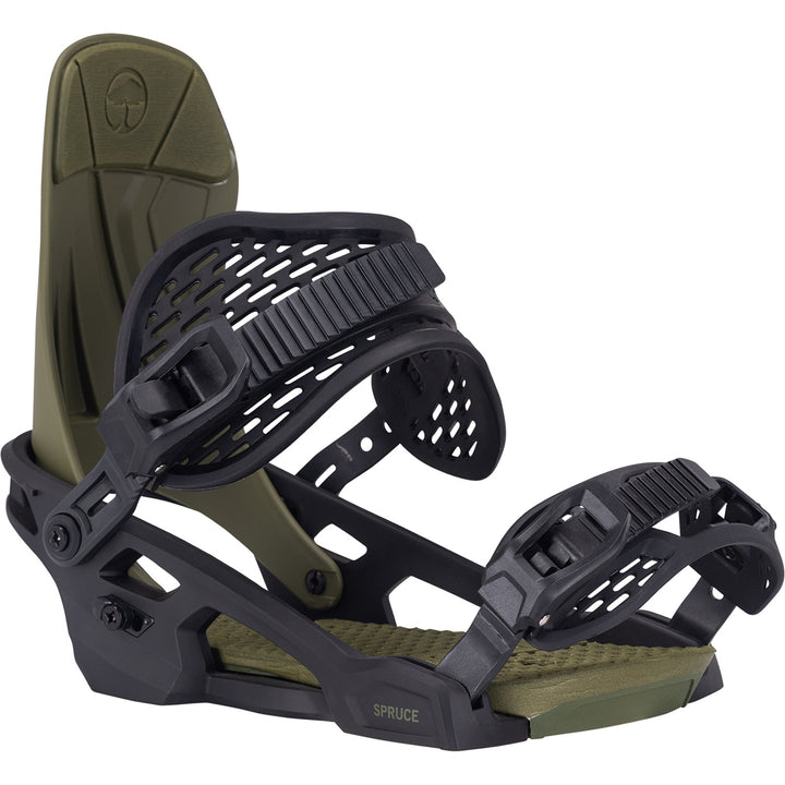 Arbor Spruce Snowboard Bindings Military/Black