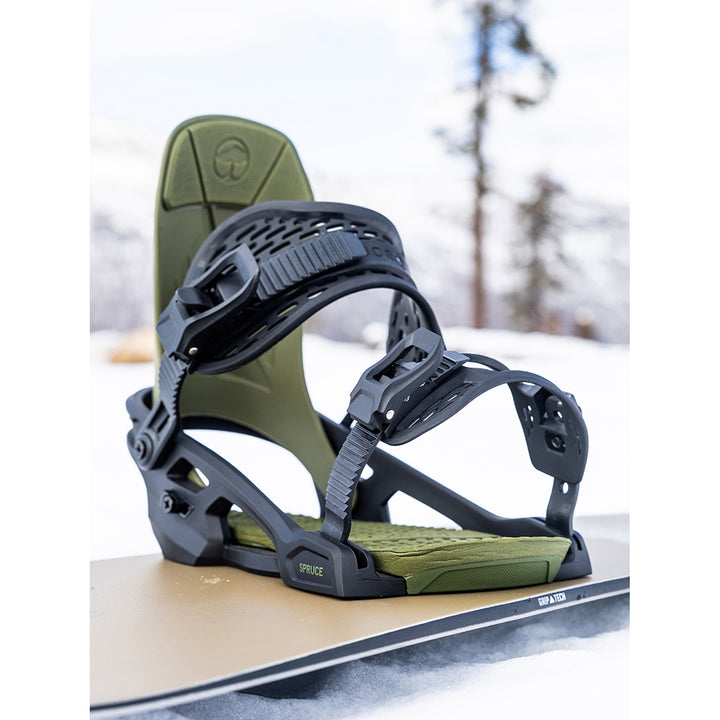 Arbor Spruce Snowboard Bindings Military/Black