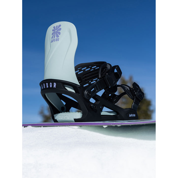 Arbor Sapling Snowboard Bindings - Kids' Blue/Mint