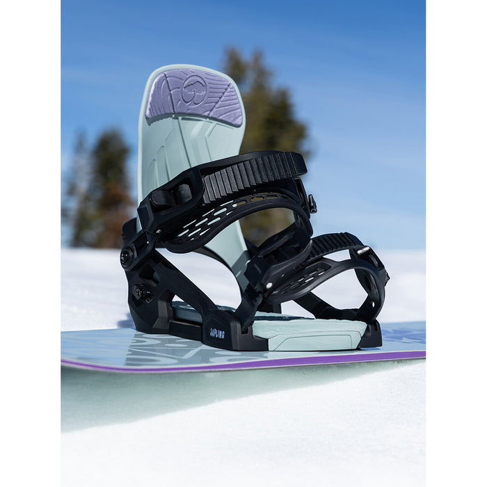 Arbor Sapling Snowboard Bindings - Kids' Blue/Mint