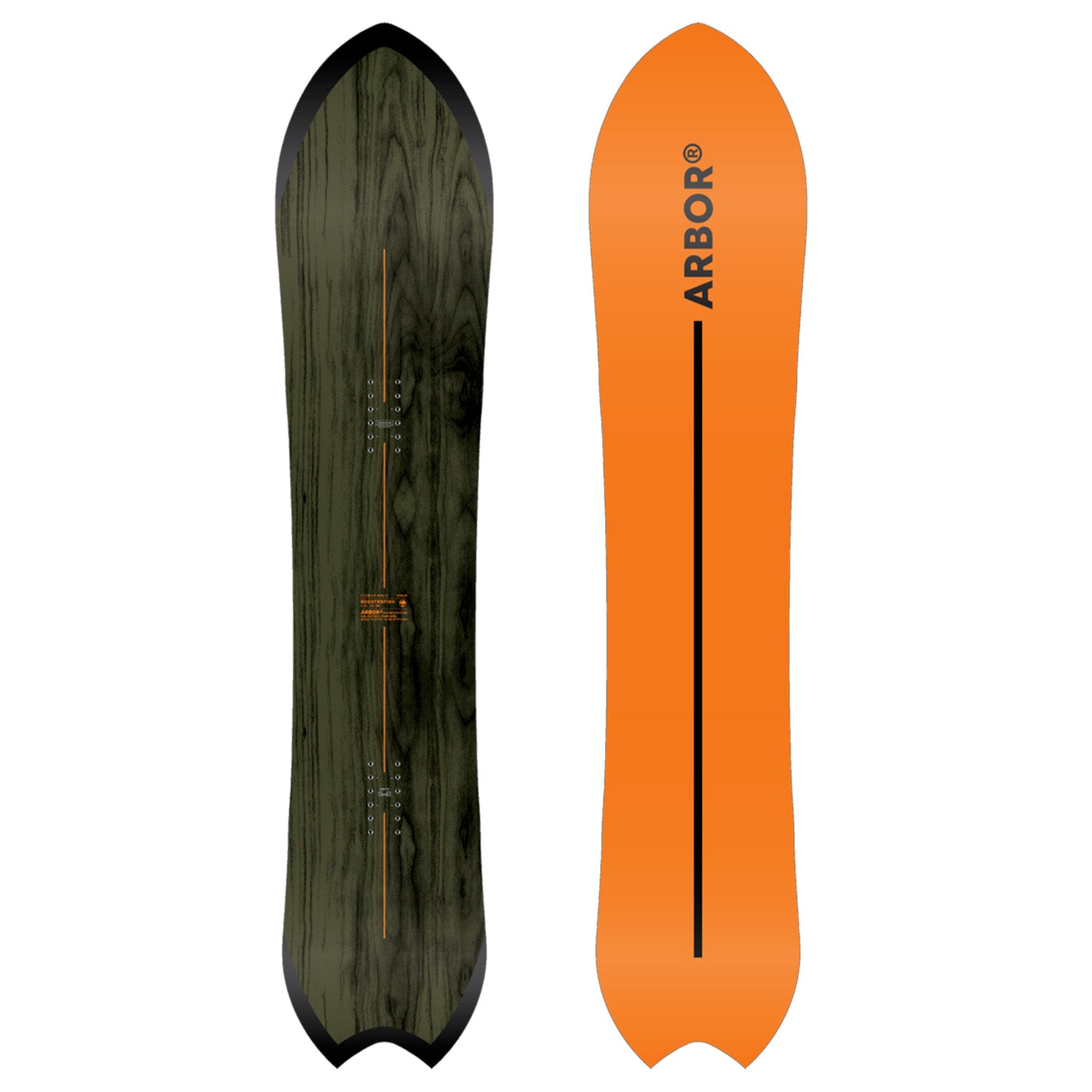 Arbor Rooster Fish Snowboard 2027 – evo