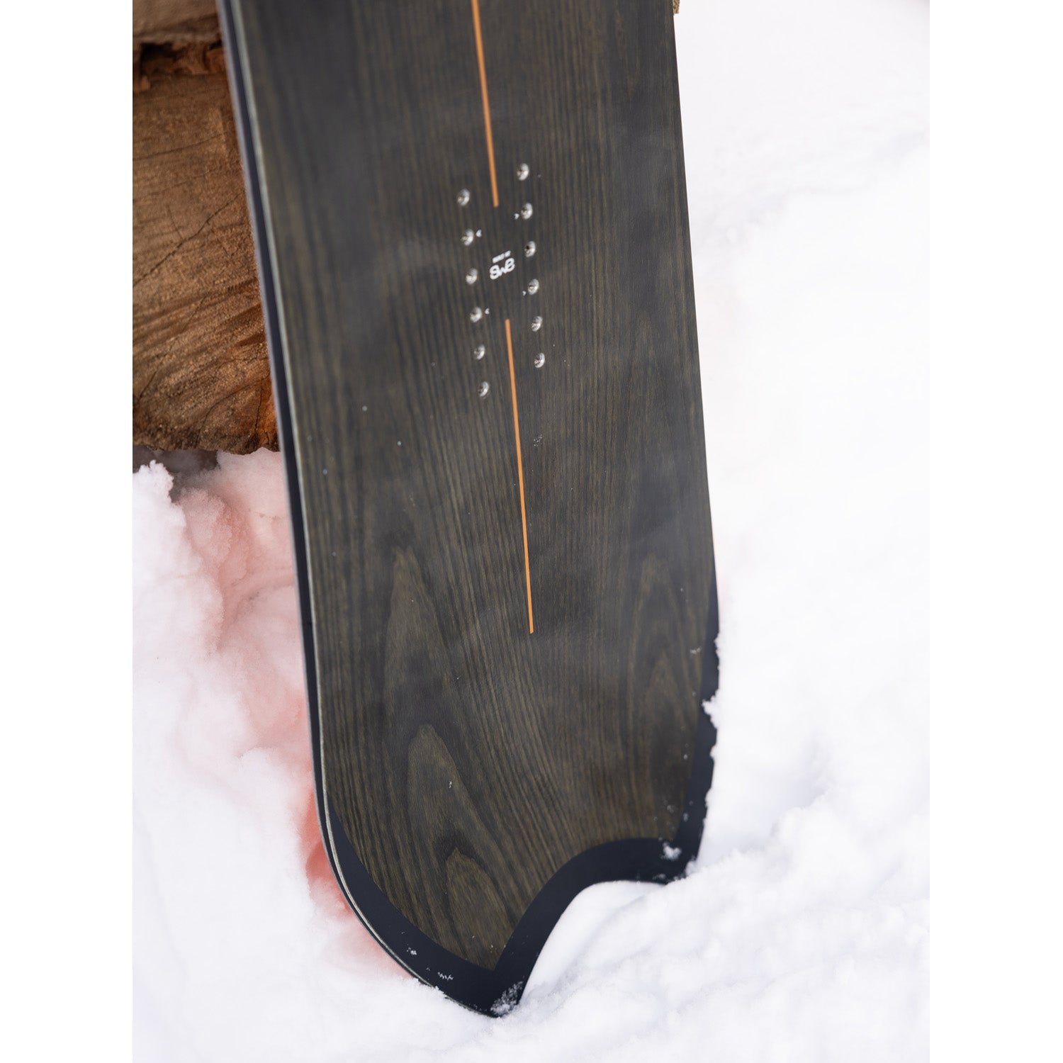■ 未使用品！DUB BRAND スノーボード 155cｍ 黒の木目柄 ■ Arbor Rooster Fish Snowboard 2027 – evo