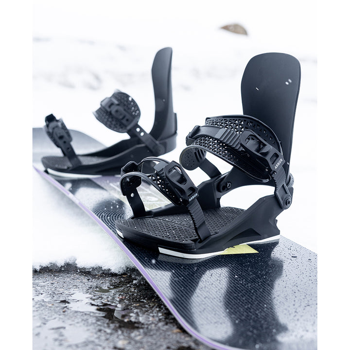 Arbor Utility Snowboard Bindings - Women's 2027 Black/Marshmallow