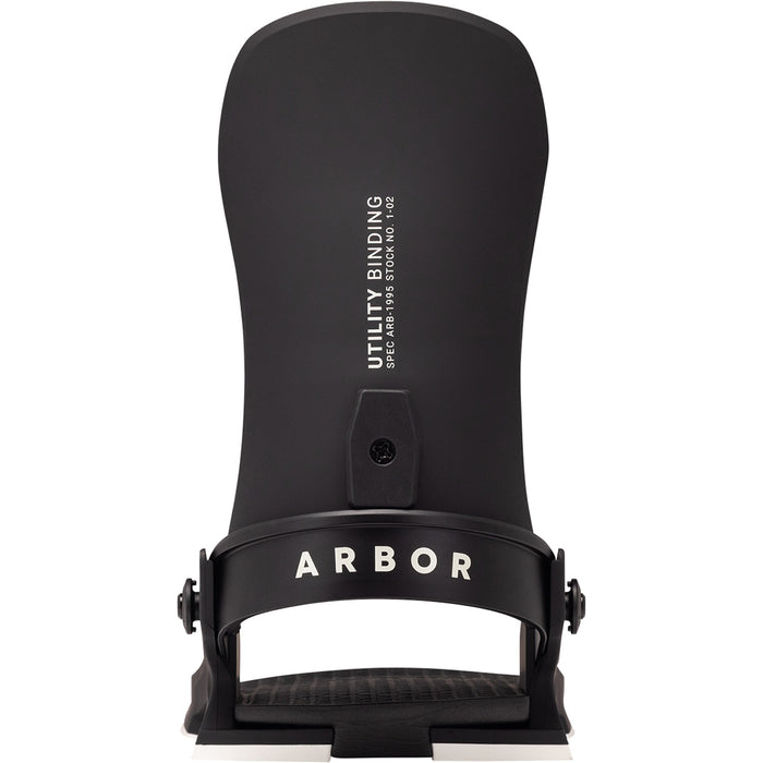Arbor Utility Snowboard Bindings - Women's 2027 Black/Marshmallow