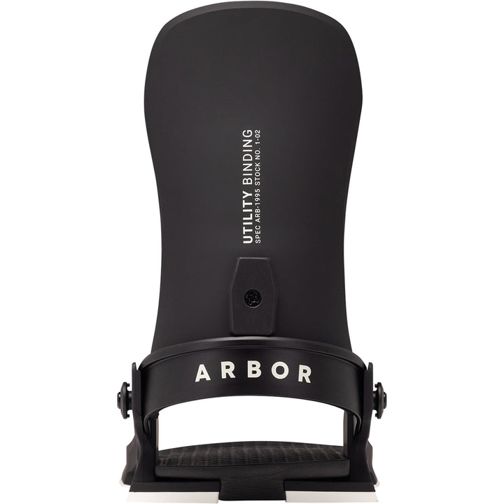 Arbor Utility Snowboard Bindings - Women's 2027 Black/Marshmallow