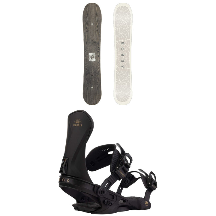 Arbor Veda Snowboard + Sequoia Snowboard Bindings - Women's 2027