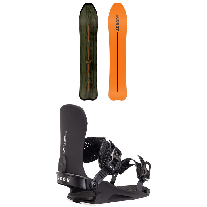 Arbor Madre Snowboard + Utility Snowboard Bindings - Women's 2027