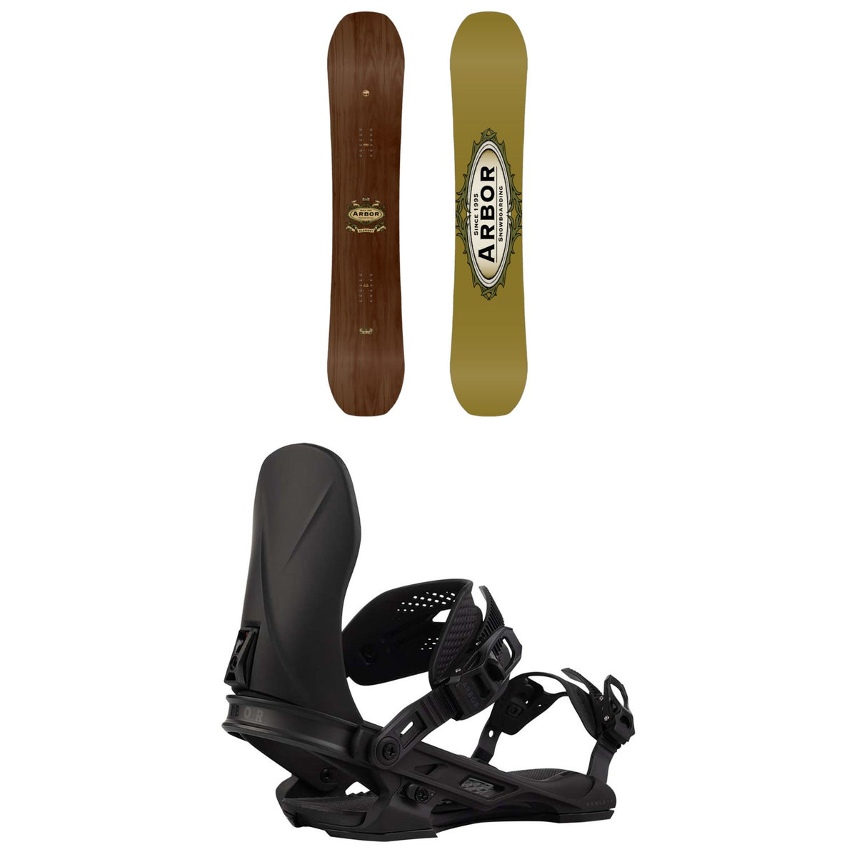 Arbor Element Snowboard + Hemlock Snowboard Bindings 2027