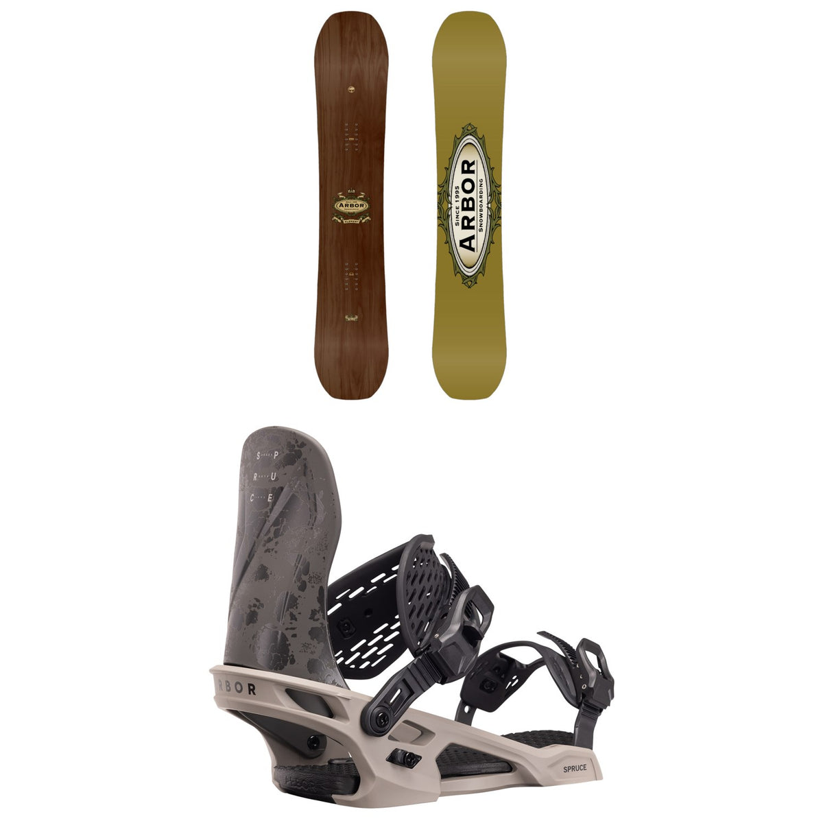 Arbor Element Snowboard + Spruce Snowboard Bindings 2027