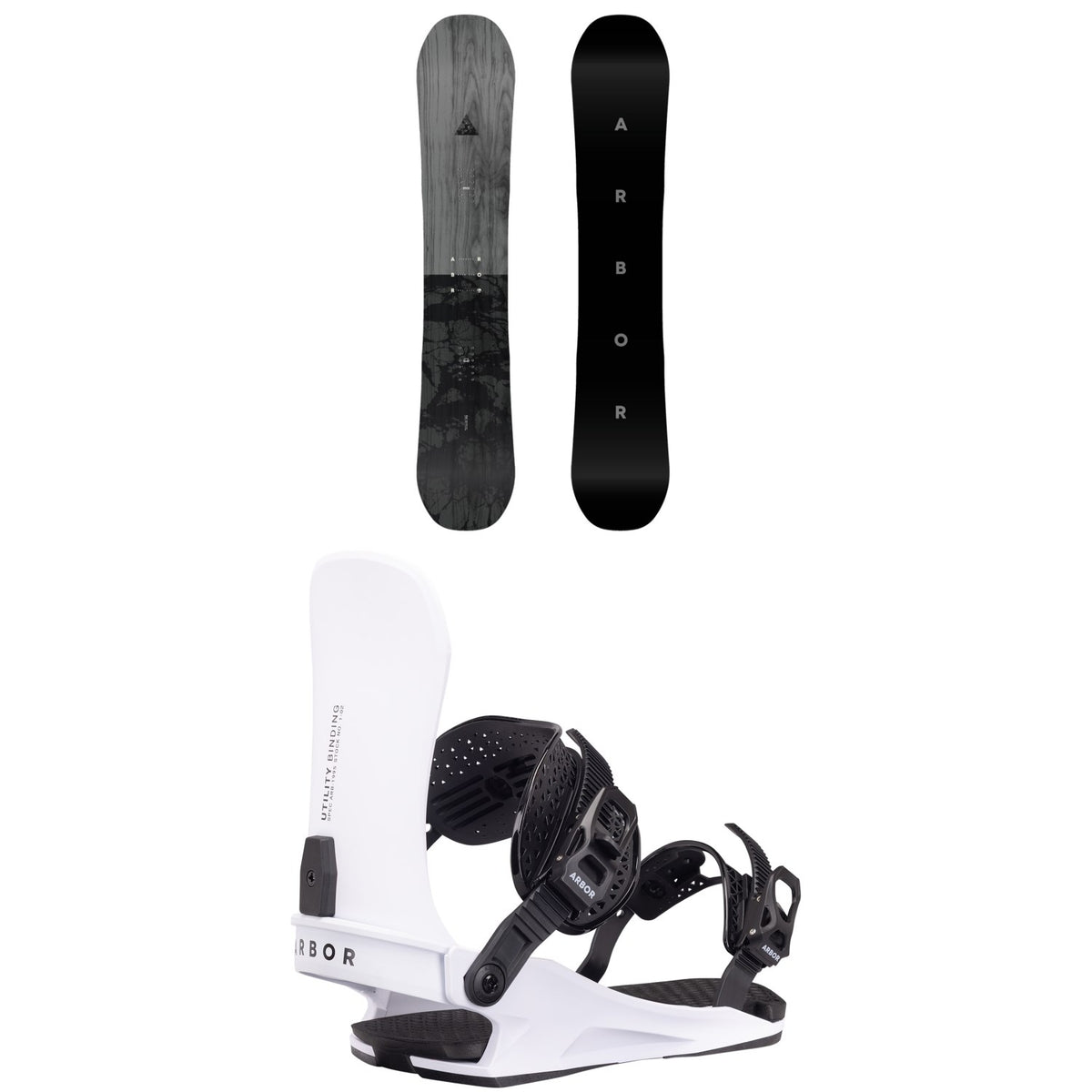 Arbor Formula Snowboard + Utility Snowboard Bindings 2027