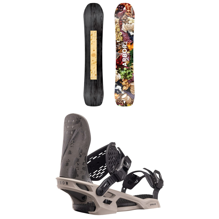 Arbor Danny Kass Park Pro Snowboard + Spruce Snowboard Bindings 2027