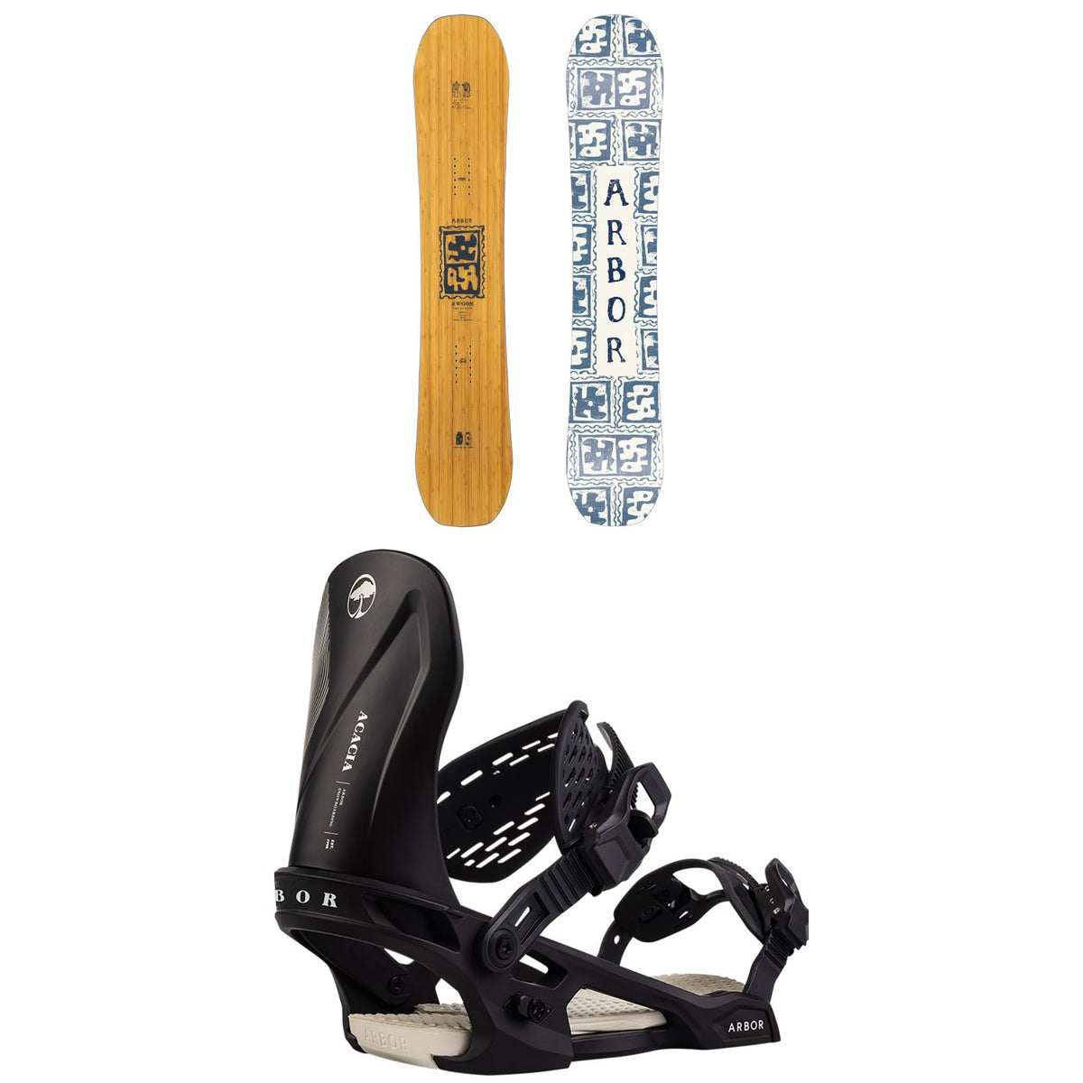 Arbor Swoon Snowboard + Acacia Snowboard Bindings - Women's 2027
